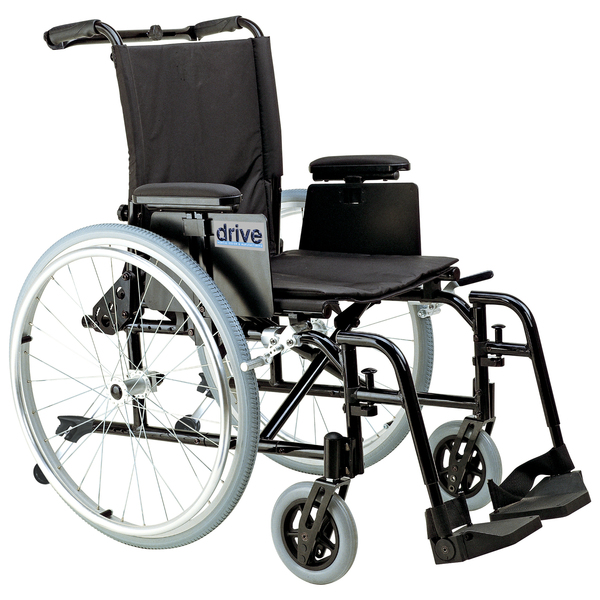 Drive Medical Cougar Ultra Lightweight Wheelchair, Swing away Footrests, 16" Seat ak516ada-asf